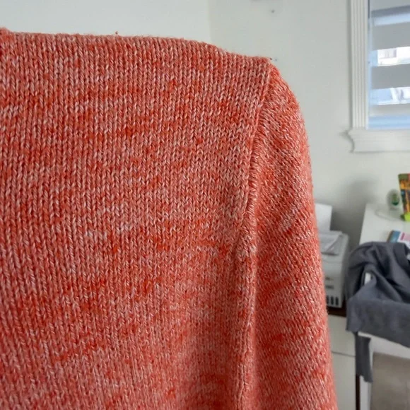 GAP Orange Knit Sweater Crewneck Size S - Picture 6 of 12